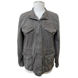 Hinge Cargo Utility Military Style Jacket Women’s XS Olive Green Nordstroms Size